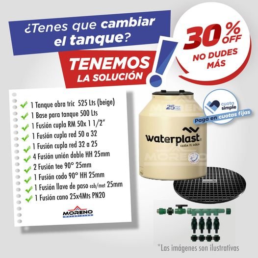 COMBO INSTALACIÓN TANQUE!
